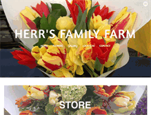 Tablet Screenshot of herrsfamilyfarm.com